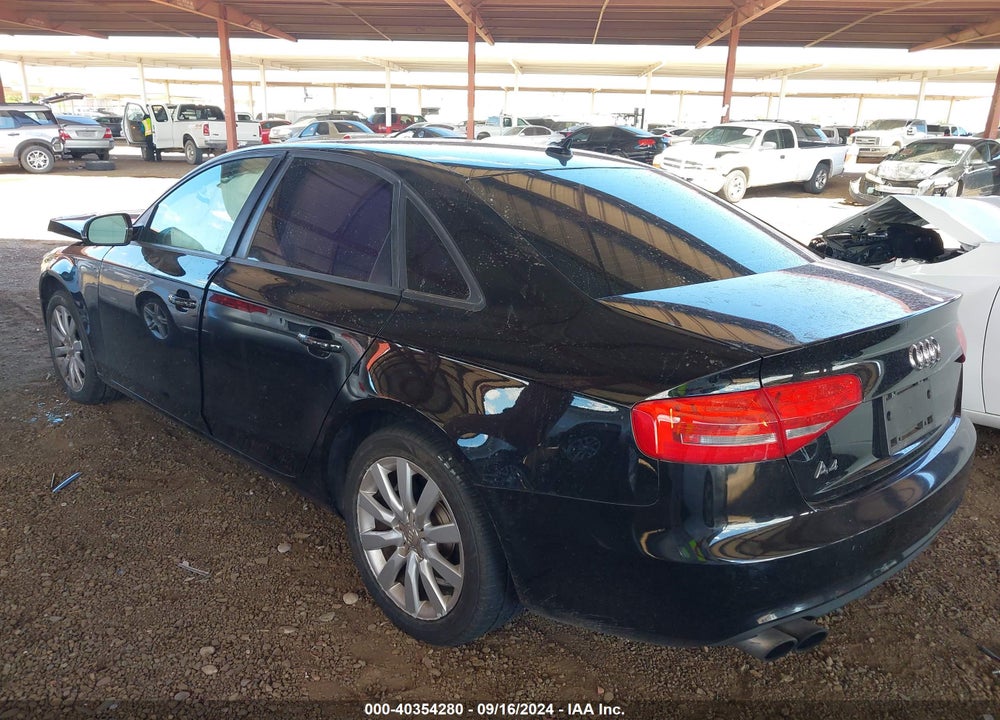2014 AUDI A4 2.0T PREMIUM VIN: WAUAFAFL0EA113147