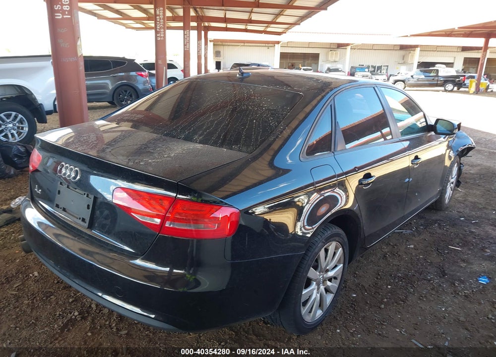 2014 AUDI A4 2.0T PREMIUM VIN: WAUAFAFL0EA113147