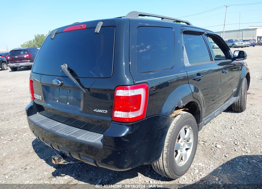 2008 FORD ESCAPE LIMITED VIN: 1FMCU94158KD76326