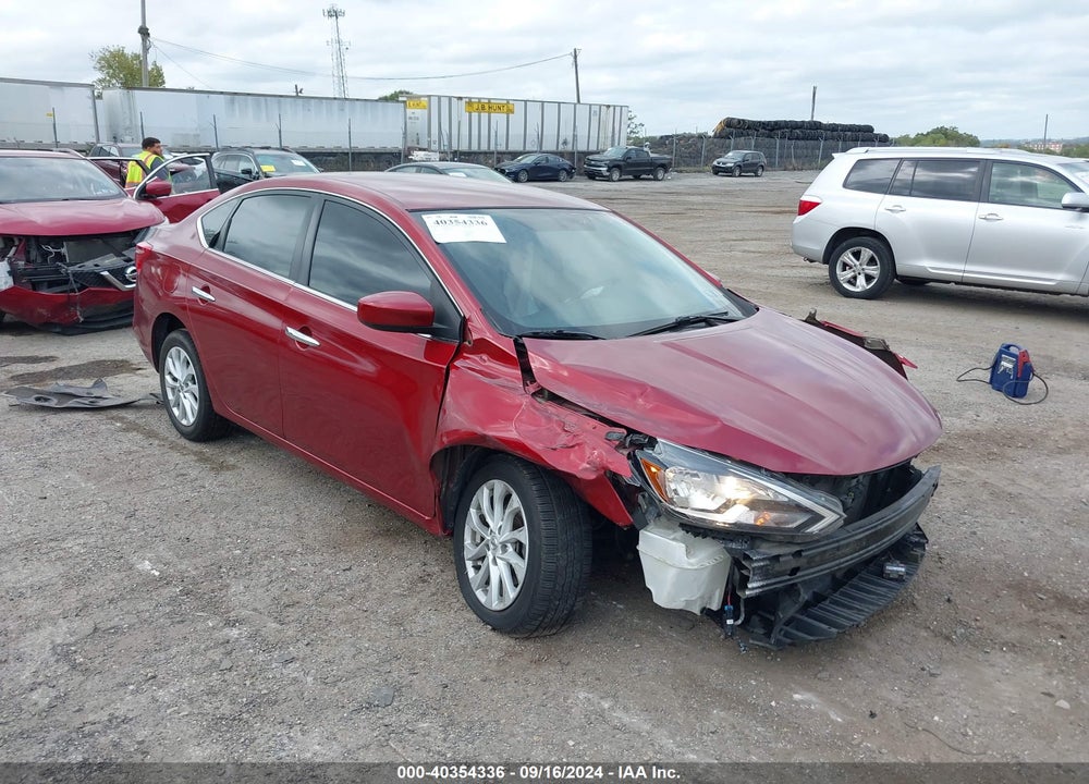 2019 NISSAN SENTRA SV VIN: 3N1AB7AP6KY270378