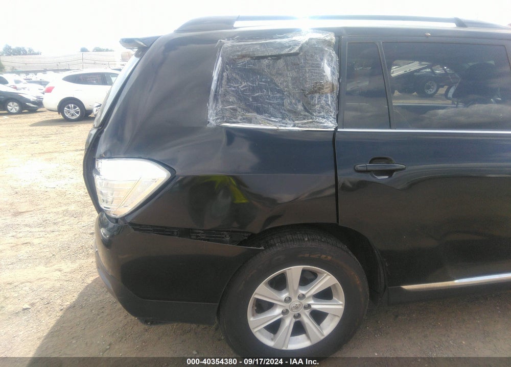 2013 TOYOTA HIGHLANDER SE V6 VIN: 5TDBK3EH4DS231487