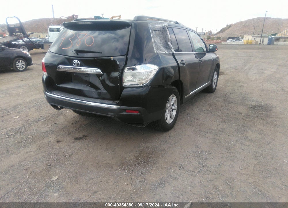2013 TOYOTA HIGHLANDER SE V6 VIN: 5TDBK3EH4DS231487
