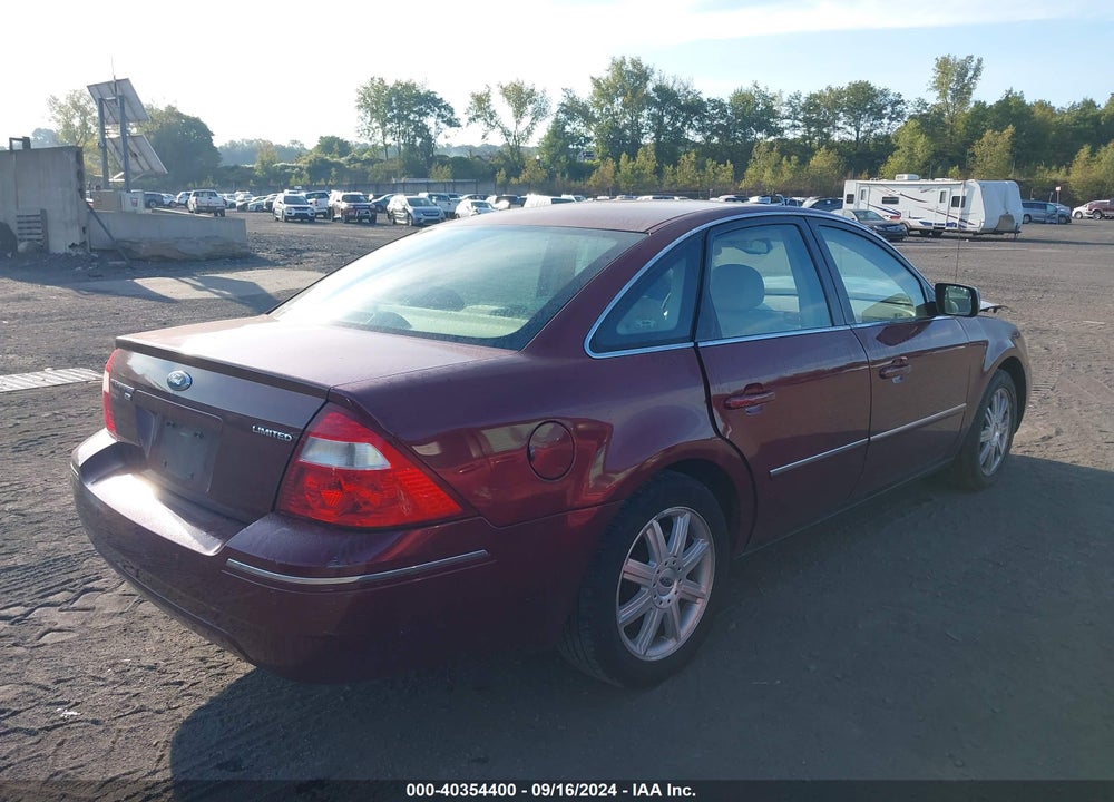 2005 FORD FIVE HUNDRED LIMITED VIN: 1FAFP28115G204177