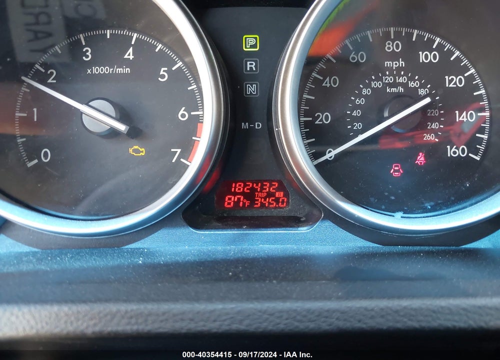 2012 MAZDA 6 I TOURING VIN: 1YVHZ8DH9C5M22437