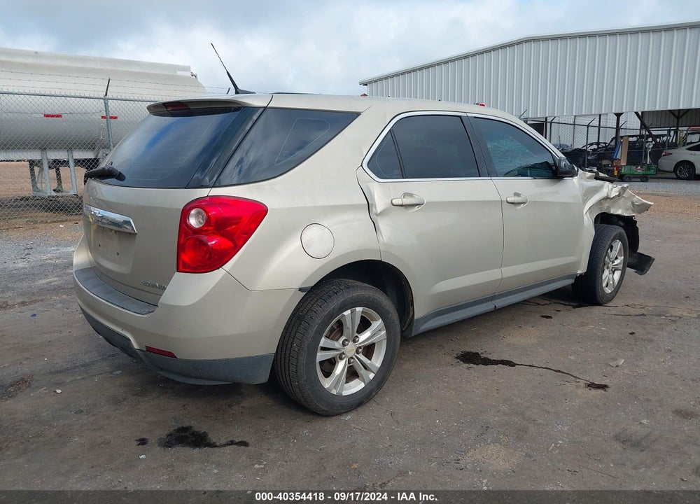 2011 CHEVROLET EQUINOX LS VIN: 2GNALBEC8B1249915