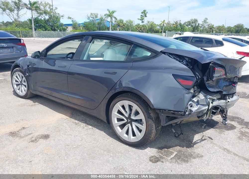 2023 TESLA MODEL 3 REAR-WHEEL DRIVE VIN: 5YJ3E1EA2PF666164