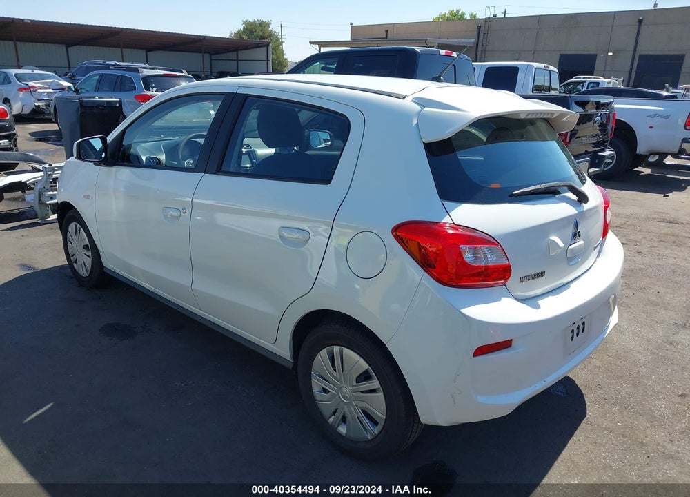 2018 MITSUBISHI MIRAGE ES VIN: ML32A3HJ4JH006846
