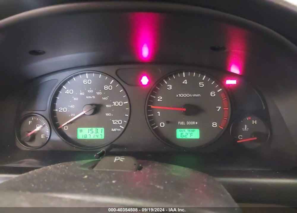2001 SUBARU FORESTER S VIN: JF1SF65631H741971