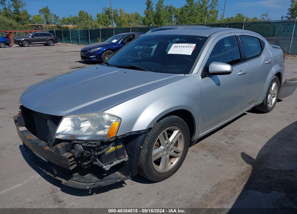2011 DODGE AVENGER MAINSTREET VIN: 1B3BD1FBXBN538143