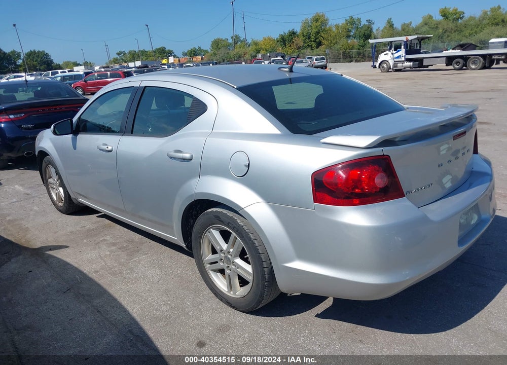 2011 DODGE AVENGER MAINSTREET VIN: 1B3BD1FBXBN538143