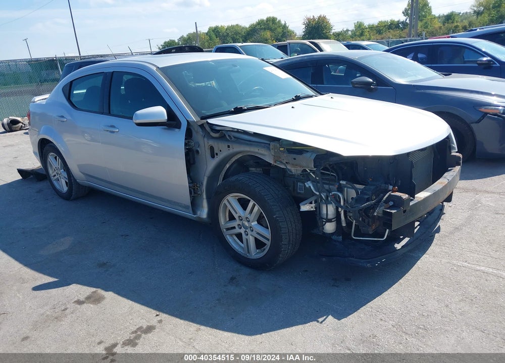 2011 DODGE AVENGER MAINSTREET VIN: 1B3BD1FBXBN538143