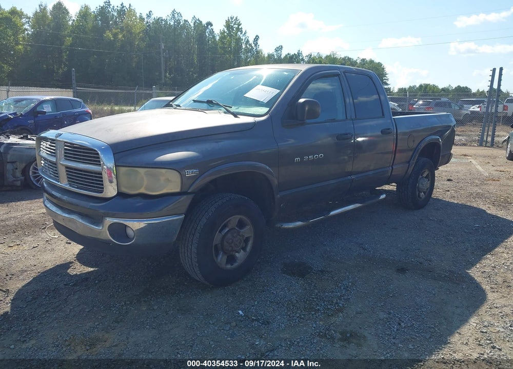 2004 DODGE RAM 2500 SLT/LARAMIE/ST VIN: 3D7KU28D04G177252