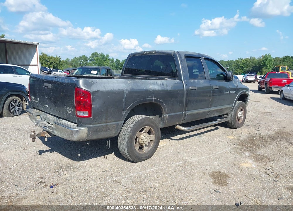 2004 DODGE RAM 2500 SLT/LARAMIE/ST VIN: 3D7KU28D04G177252