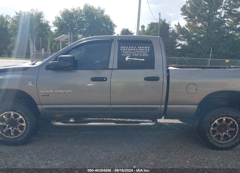2006 DODGE RAM 2500 SLT/TRX4 OFF ROAD/SPORT/POWER WAGON VIN: 3D7KS28C16G105105