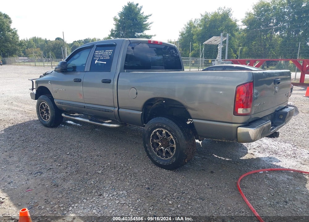 2006 DODGE RAM 2500 SLT/TRX4 OFF ROAD/SPORT/POWER WAGON VIN: 3D7KS28C16G105105