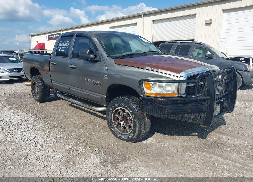 2006 DODGE RAM 2500 SLT/TRX4 OFF ROAD/SPORT/POWER WAGON VIN: 3D7KS28C16G105105
