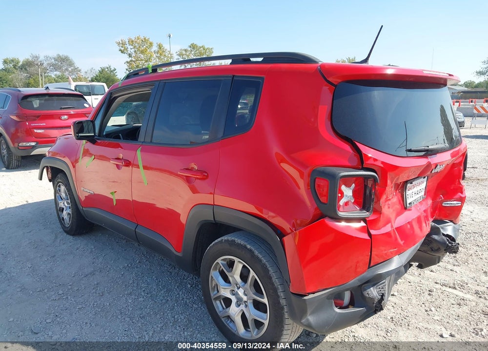 2017 JEEP RENEGADE LATITUDE FWD VIN: ZACCJABB6HPE62065