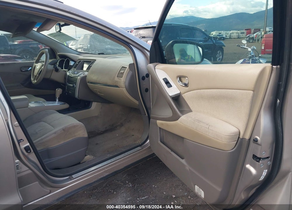 2009 NISSAN MURANO S VIN: JN8AZ18U79W025340
