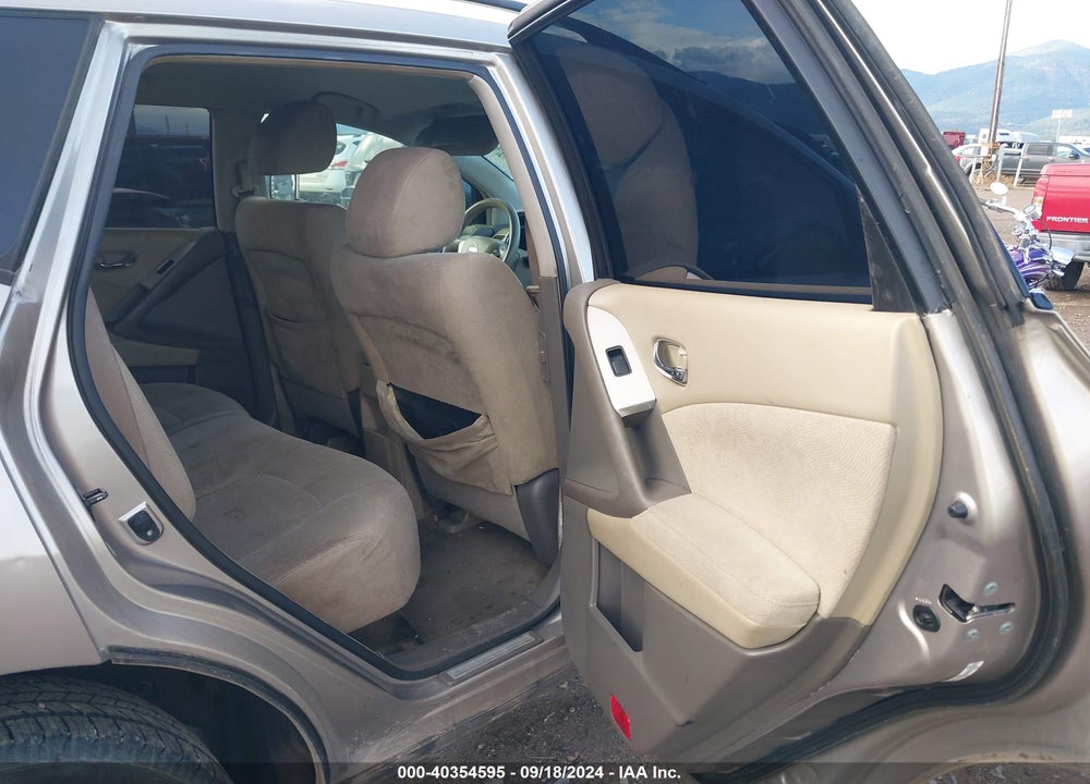 2009 NISSAN MURANO S VIN: JN8AZ18U79W025340