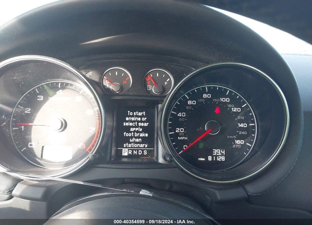 2009 AUDI TT 2.0T VIN: TRUYF38JX91006059