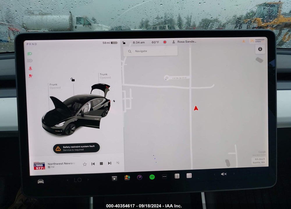2019 TESLA MODEL 3 LONG RANGE/MID RANGE/STANDARD RANGE/STANDARD RANGE PLUS VIN: 5YJ3E1EA2KF311925