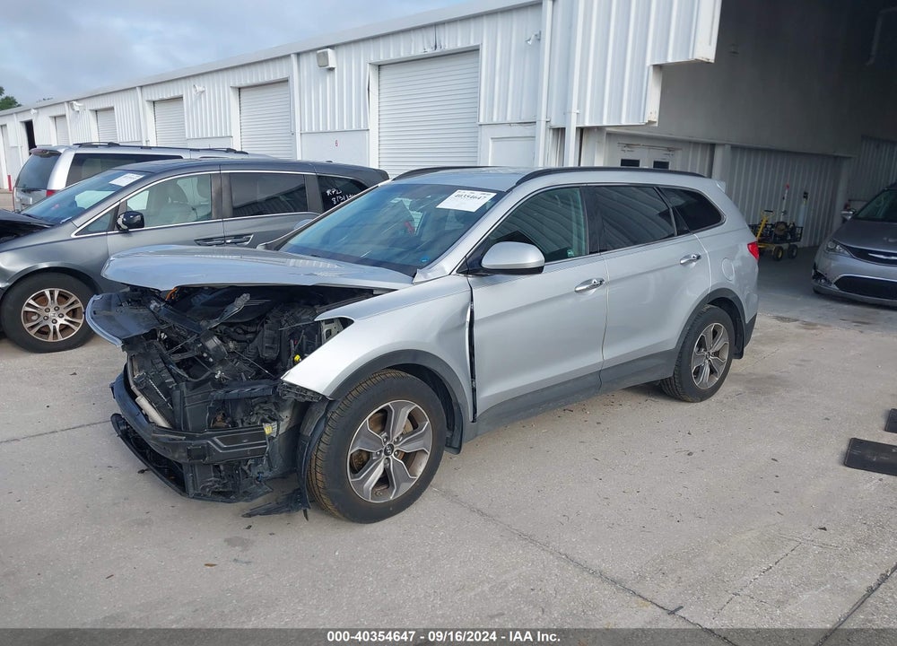 2016 HYUNDAI SANTA FE SE VIN: KM8SMDHF3GU134996