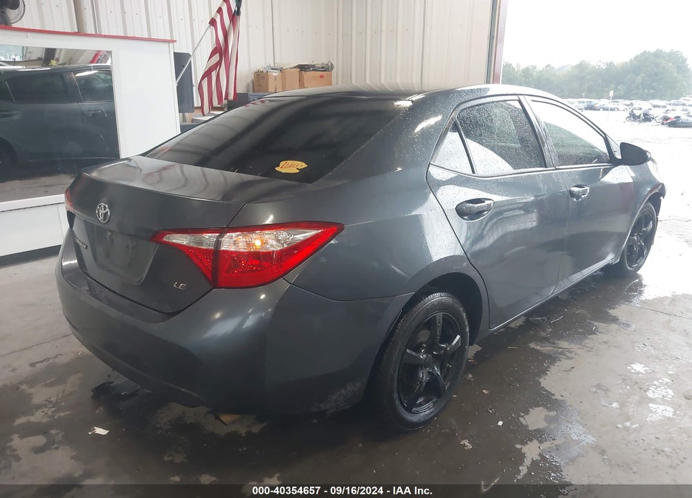 2016 TOYOTA COROLLA LE VIN: 2T1BURHE4GC692362