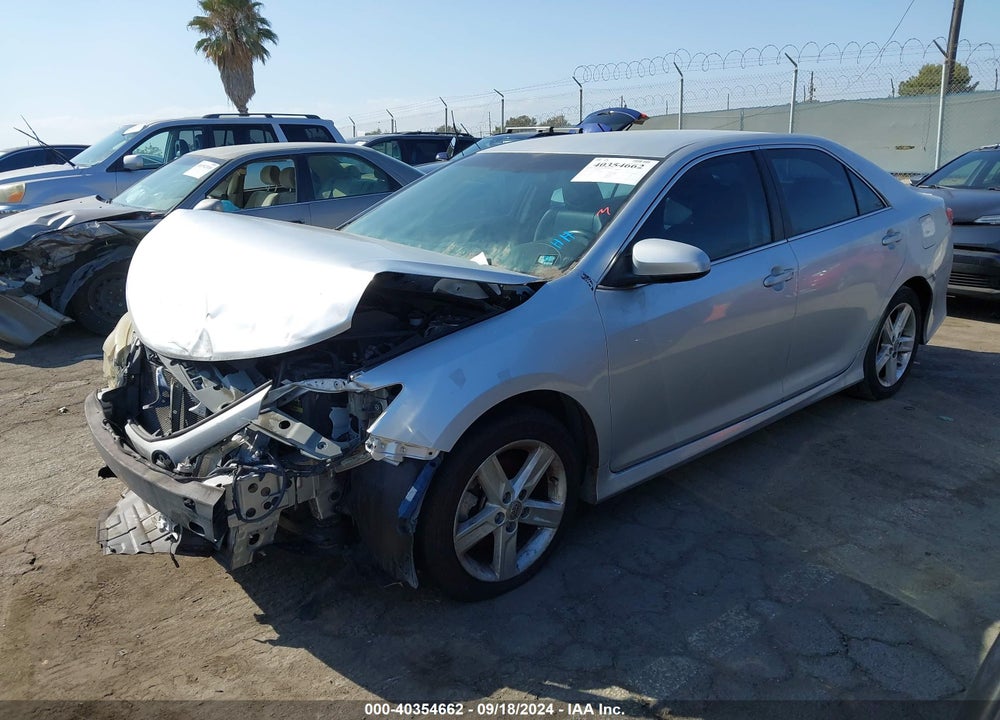 2012 TOYOTA CAMRY SE VIN: 4T1BF1FK6CU165016