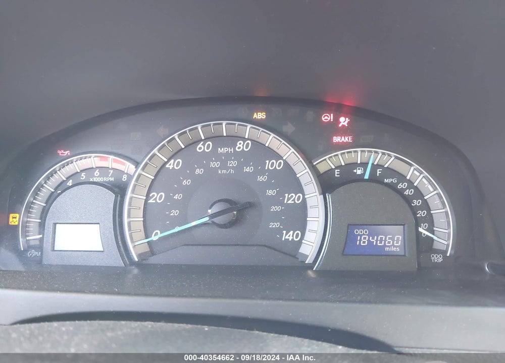 2012 TOYOTA CAMRY SE VIN: 4T1BF1FK6CU165016