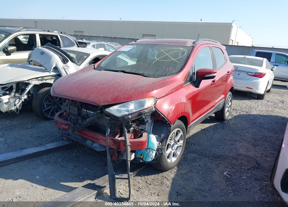 2018 FORD ECOSPORT SE VIN: MAJ3P1TE1JC172226