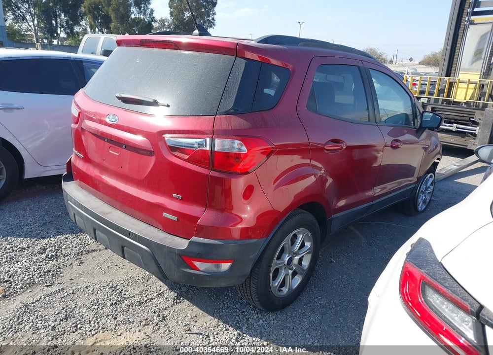 2018 FORD ECOSPORT SE VIN: MAJ3P1TE1JC172226