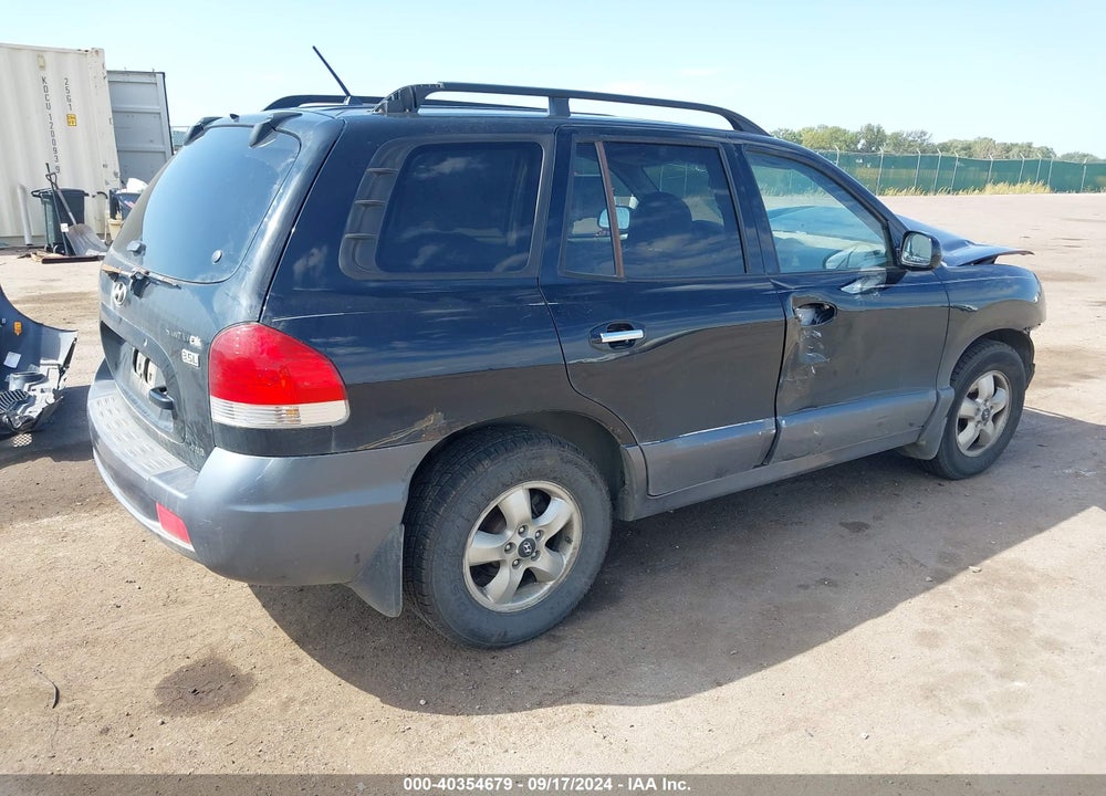 2005 HYUNDAI SANTA FE GLS/LX VIN: KM8SC73E95U967685