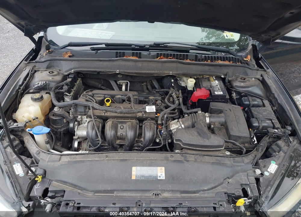 2013 FORD FUSION S VIN: 3FA6P0G75DR262438