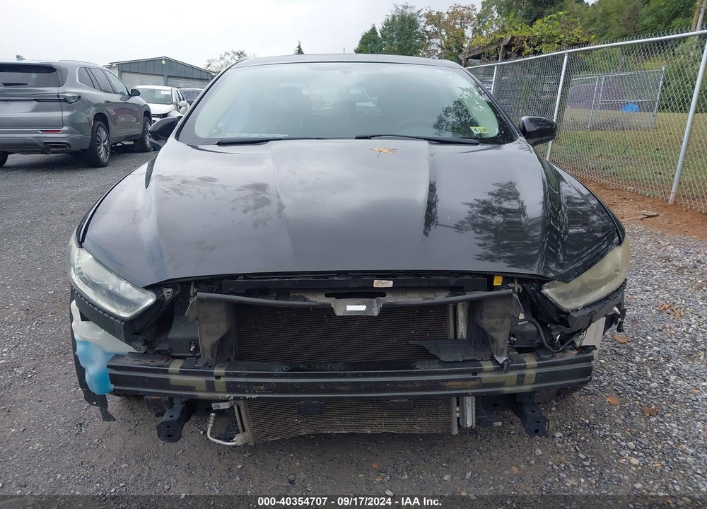 2013 FORD FUSION S VIN: 3FA6P0G75DR262438