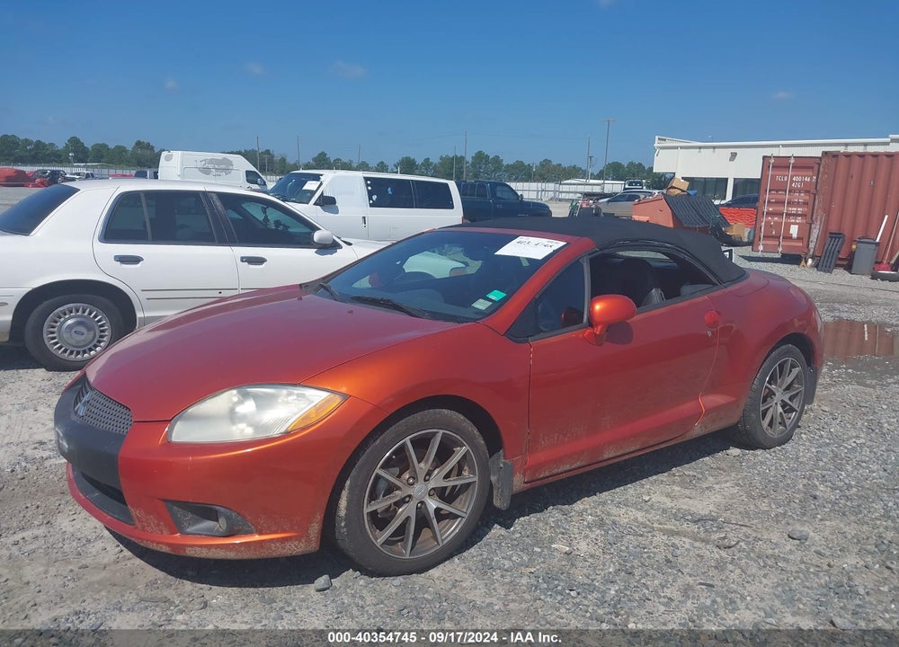 2011 MITSUBISHI ECLIPSE SPYDER GS SPORT VIN: 4A37L5EF4BE001946