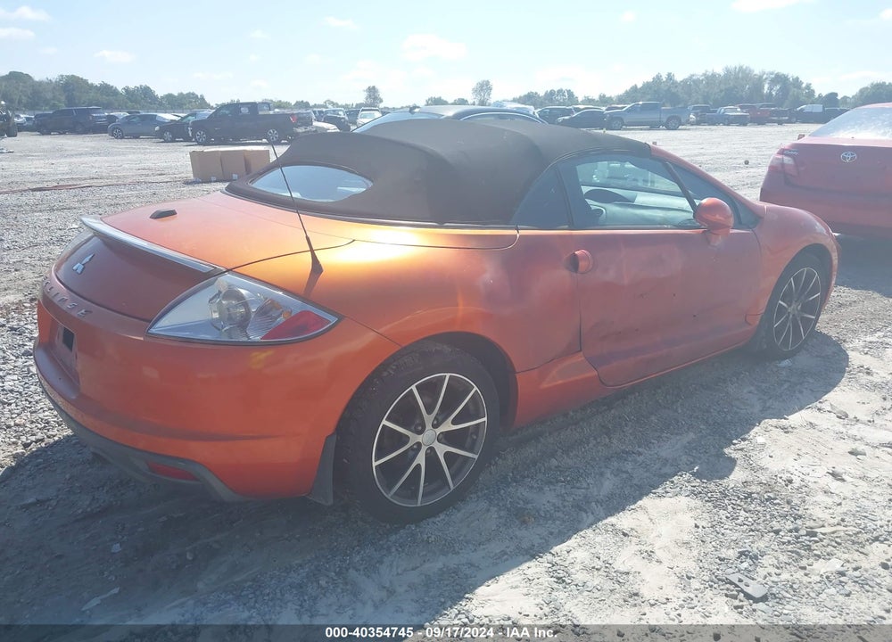 2011 MITSUBISHI ECLIPSE SPYDER GS SPORT VIN: 4A37L5EF4BE001946