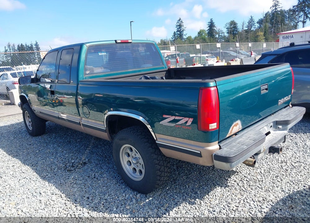 1998 CHEVROLET K1500 FLEETSIDE/SILVERADO FLEETSIDE/SPORTSIDE VIN: 2GCEK19RXW1224297