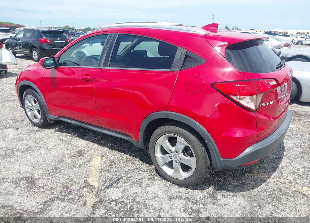 2016 HONDA HR-V EX-L VIN: 3CZRU5H75GM738856