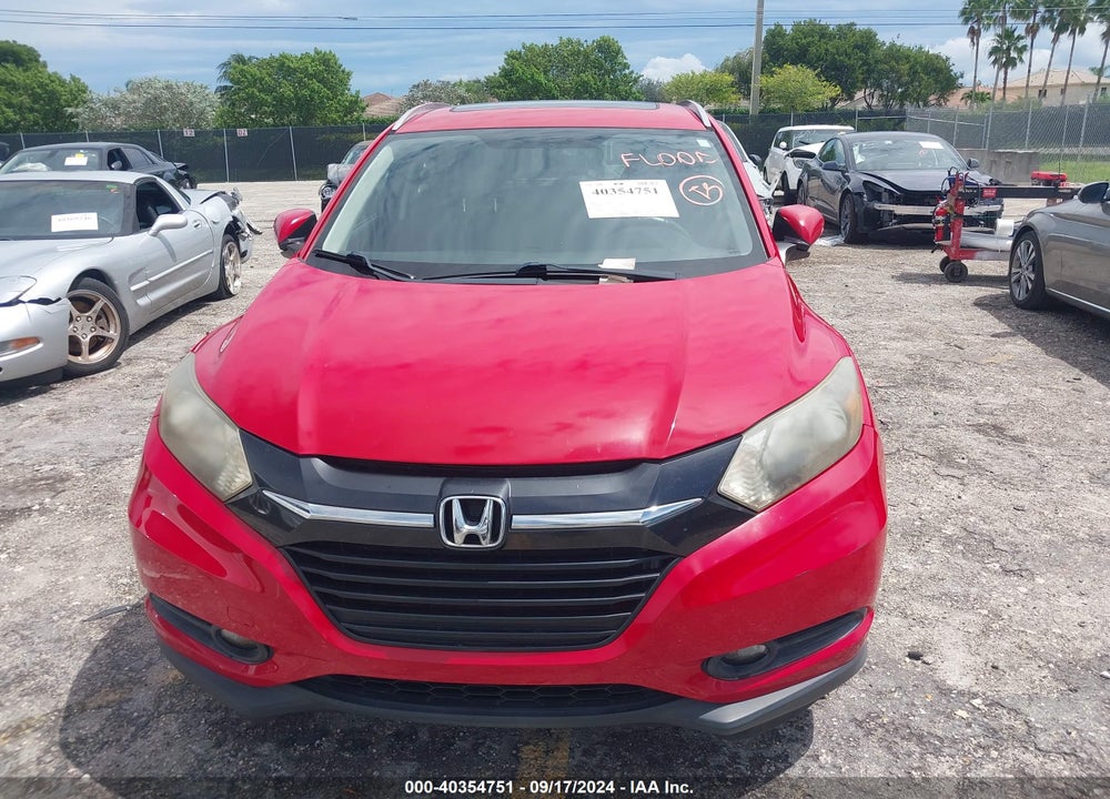 2016 HONDA HR-V EX-L VIN: 3CZRU5H75GM738856