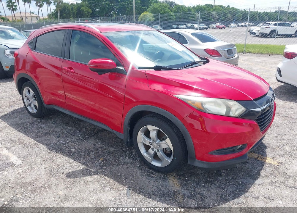 2016 HONDA HR-V EX-L VIN: 3CZRU5H75GM738856