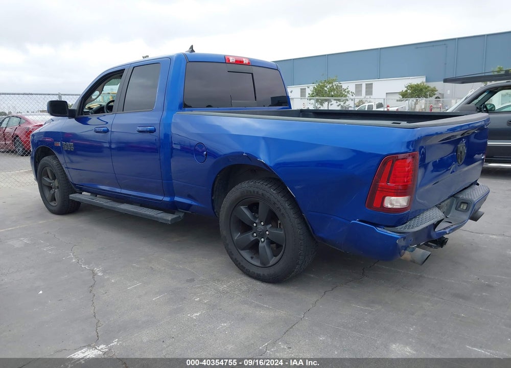 2017 RAM 1500 SPORT QUAD CAB 4X2 6'4 BOX VIN: 1C6RR6HT3HS735965