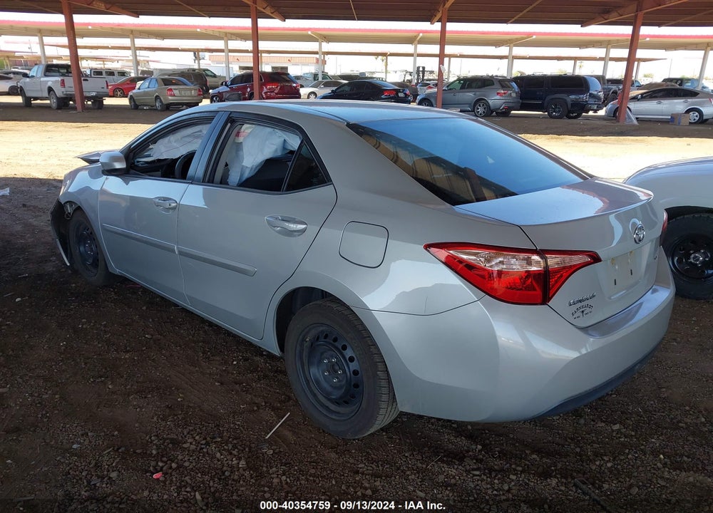 2018 TOYOTA COROLLA LE VIN: 2T1BURHE6JC011805