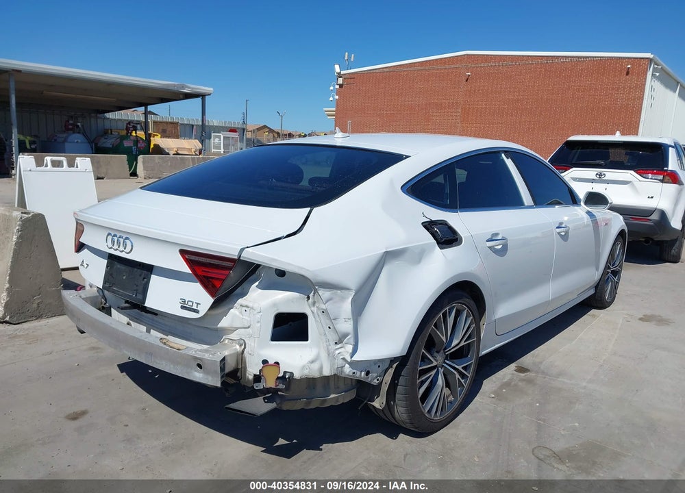 2016 AUDI A7 3.0T PREMIUM PLUS VIN: WAUWGAFC4GN170188
