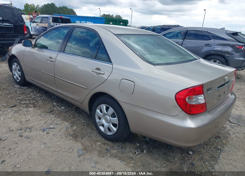 2004 TOYOTA CAMRY LE VIN: 4T1BE32KX4U344617