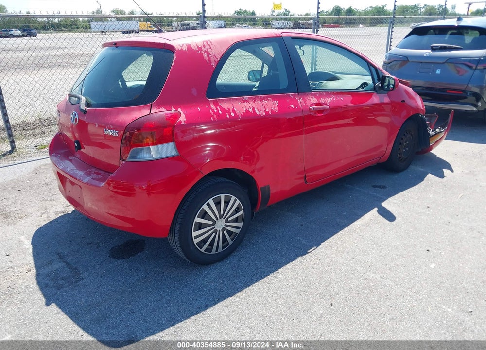 2009 TOYOTA YARIS VIN: JTDJT903695230765