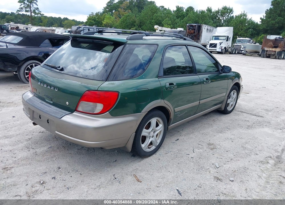 2003 SUBARU IMPREZA OUTBACK SPORT VIN: JF1GG68523H803000