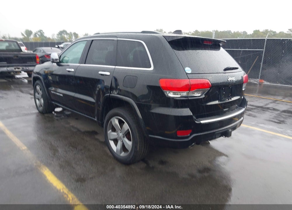 2014 JEEP GRAND CHEROKEE OVERLAND VIN: 1C4RJECG4EC221679