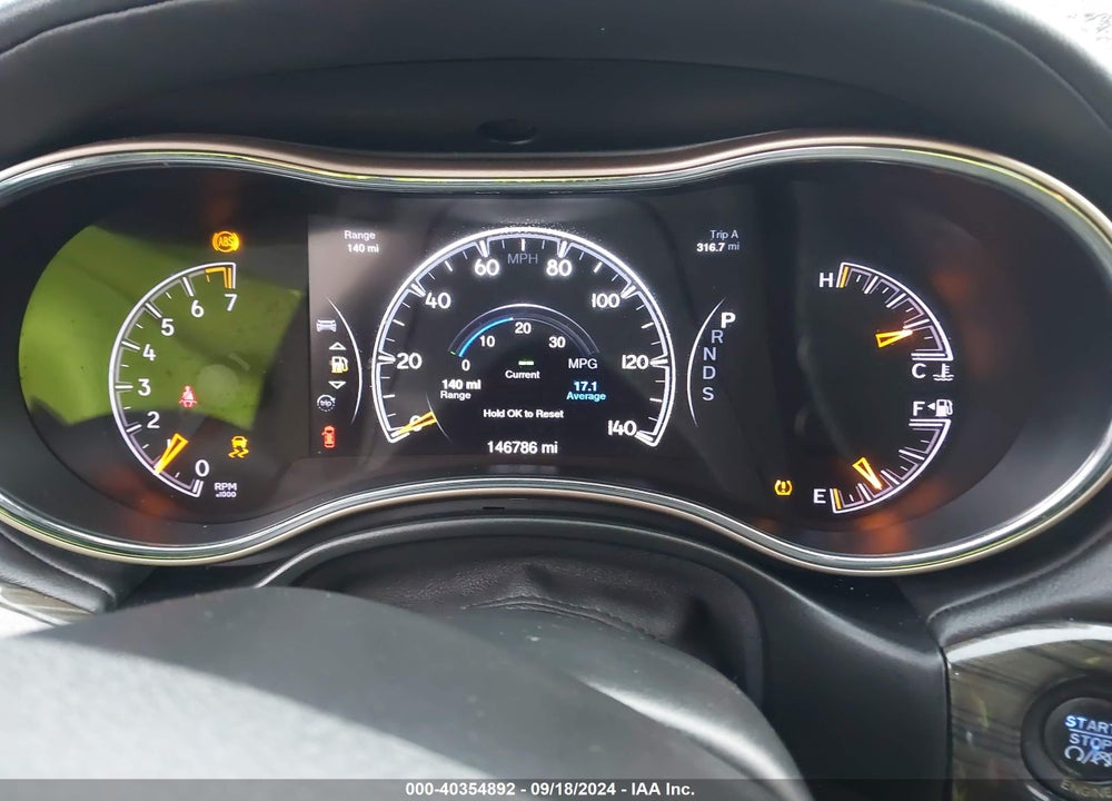 2014 JEEP GRAND CHEROKEE OVERLAND VIN: 1C4RJECG4EC221679