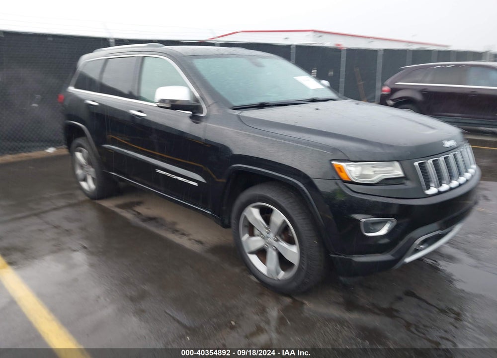 2014 JEEP GRAND CHEROKEE OVERLAND VIN: 1C4RJECG4EC221679