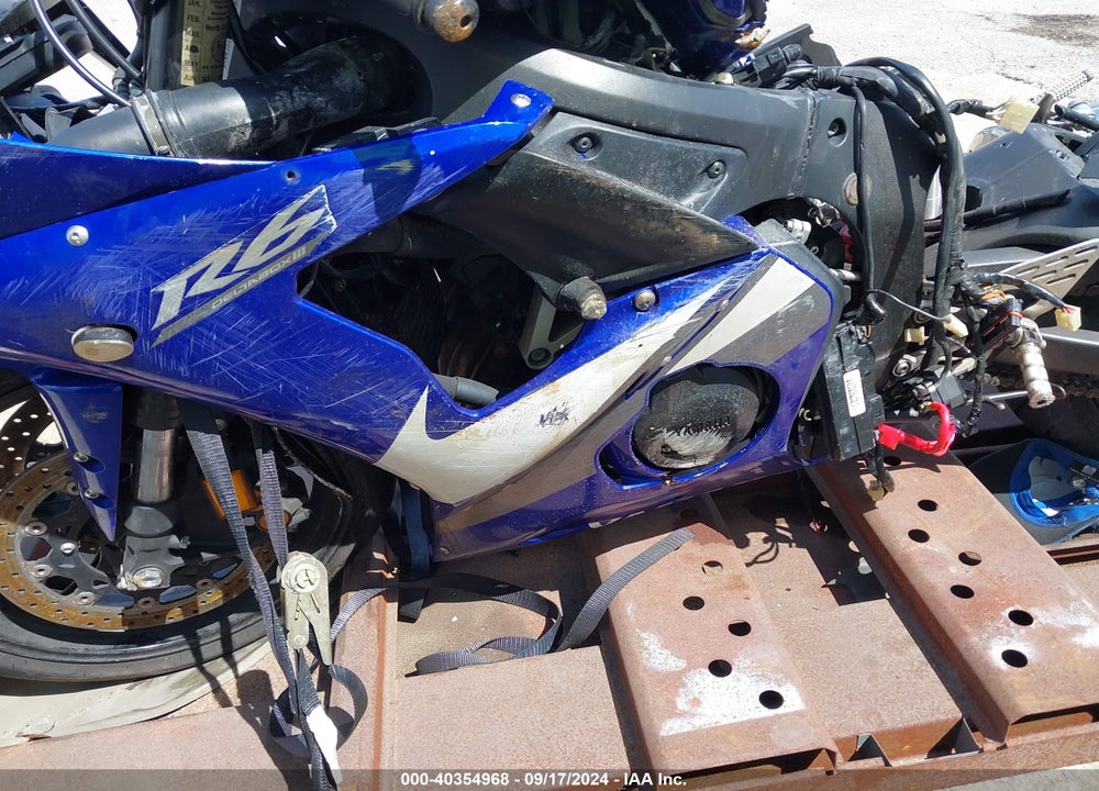 2005 YAMAHA YZFR6 L VIN: JYARJ06E25A026183